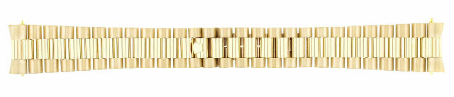 20MM 18KY PRESIDENT BAND ALL SOLID LINKS FOR 36MM DAY-DATE PRESIDENT 120 GRAMS