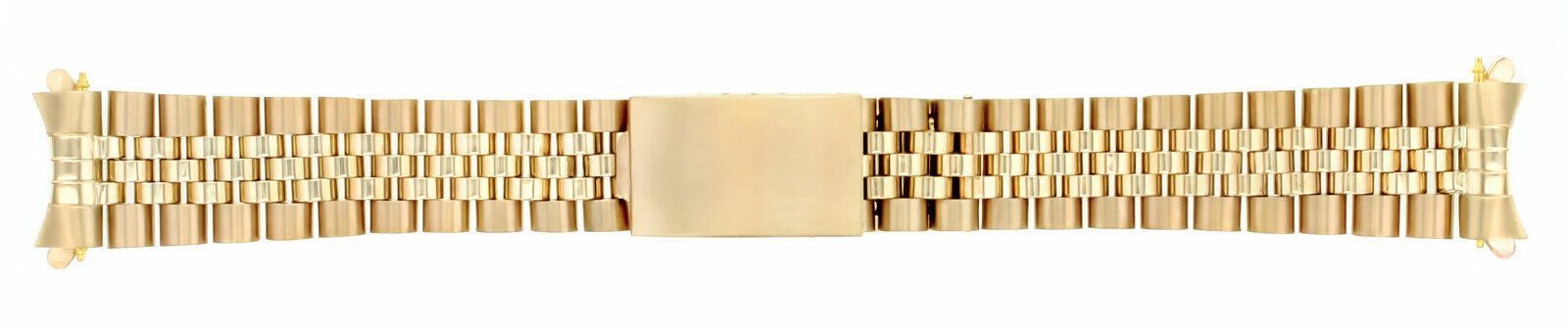 MENS 19MM 14K YELLOW GOLD JUBILEE WATCH BAND FOR ROLEX DATE 15037, 15038, 15238