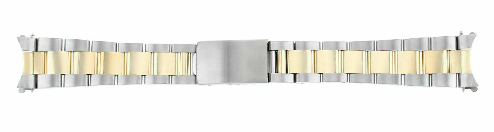 18K/SS TWO TONE OYSTER WATCH BAND FOR ROLEX TURN O GRAPH THUNDERBIRD 16253, 1626