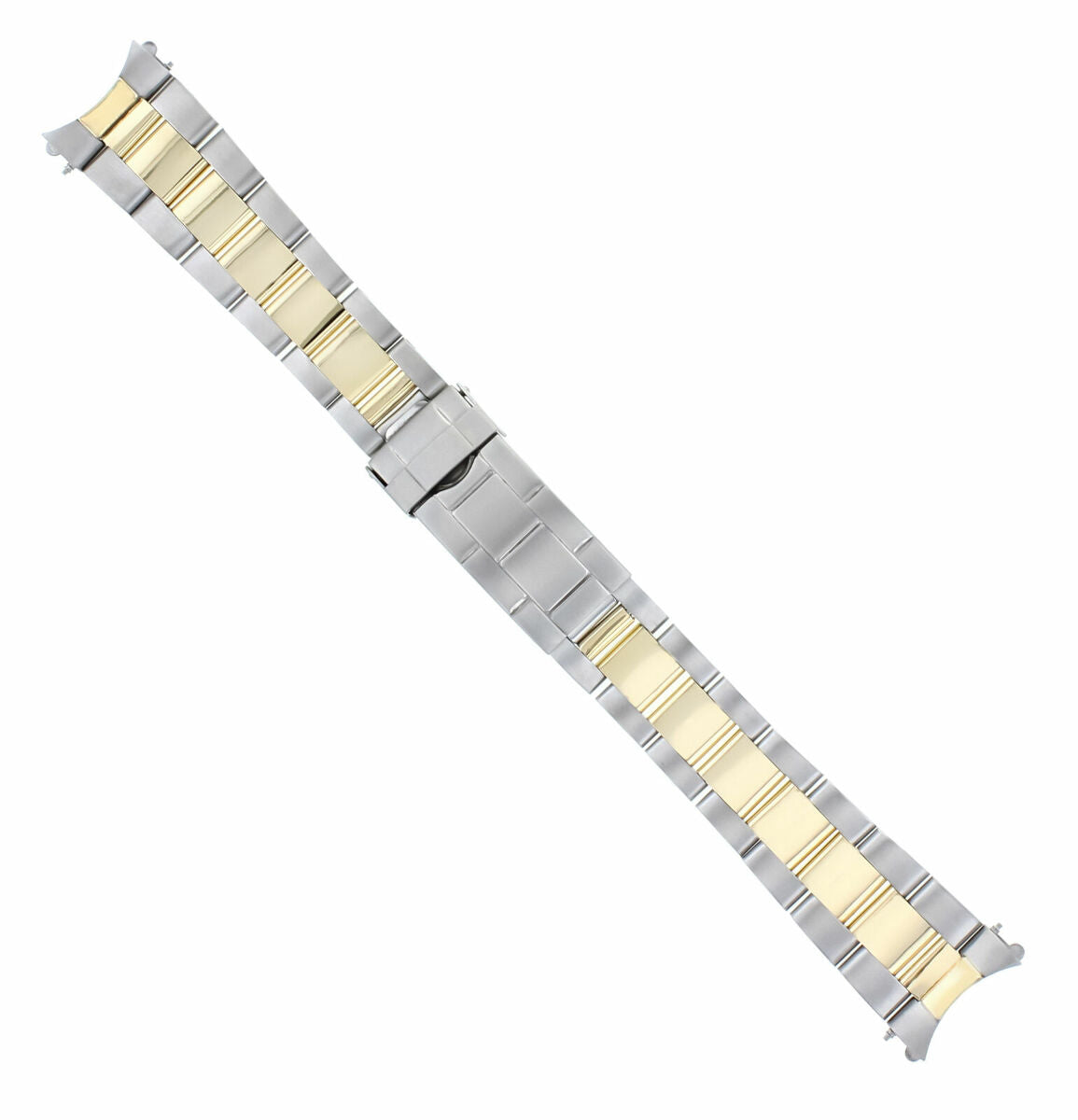 18K/SS TWO TONE OYSTER WATCH BAND STRAP FOR ROLEX GMT MASTER 2 16713