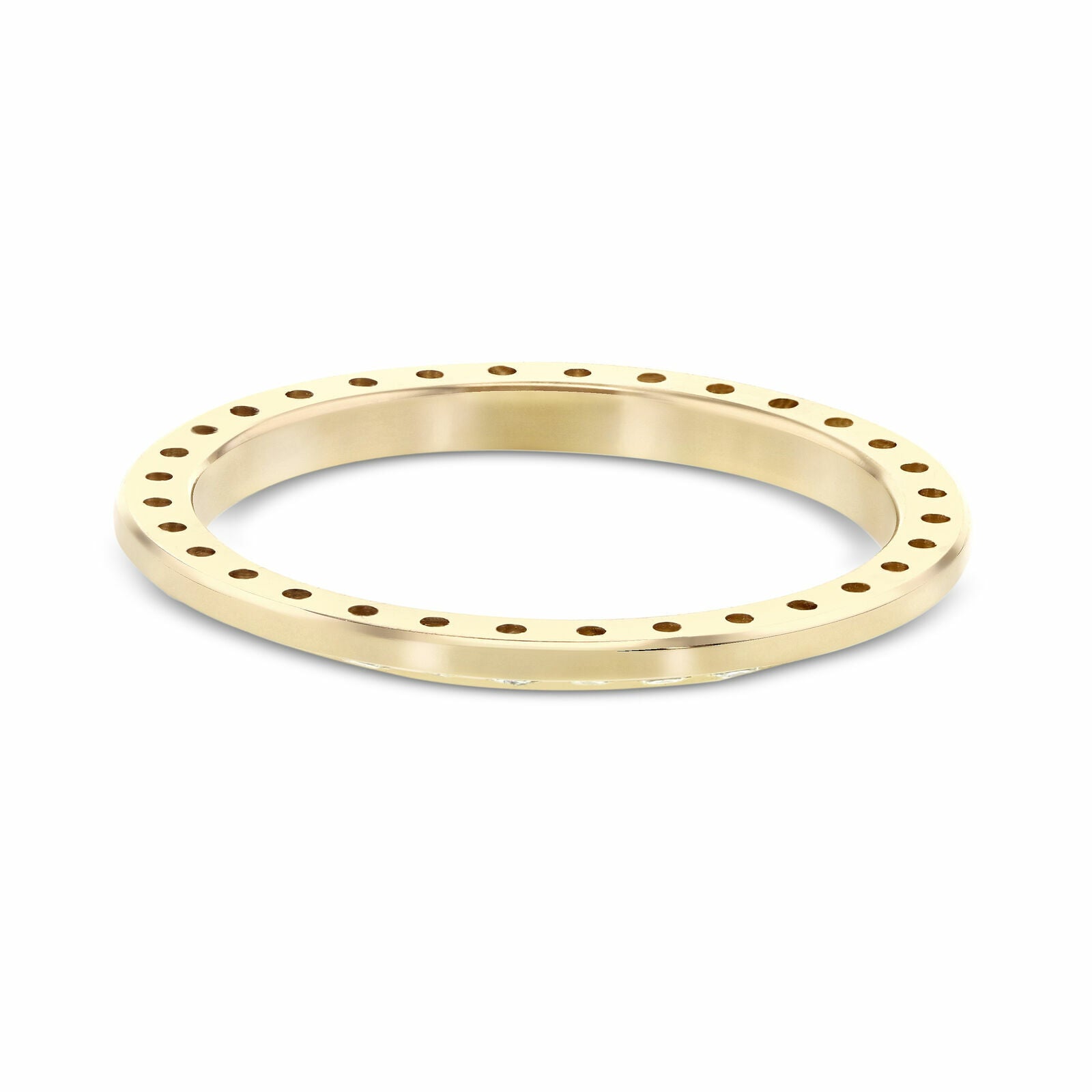 LADIES .70CT BEAD SET DIAMOND BEZEL 18KY FOR ROLEX 26MM DATE, DATEJUST SUPERIOR