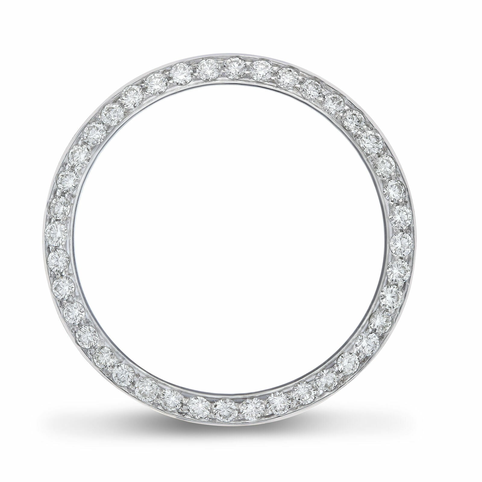 2CT BEAD SET DIAMOND BEZEL 18KW FOR ROLEX PRESIDENT, DAY DATE, DATEJUST 36MM