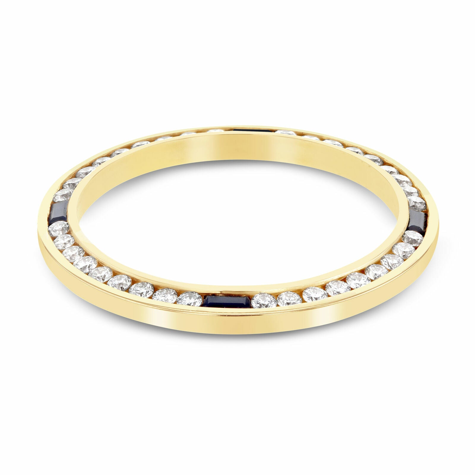 1CT NATURAL DIAMOND BEZEL 18KY FOR ROLEX DATE DATEJUST 69178 69278 69198