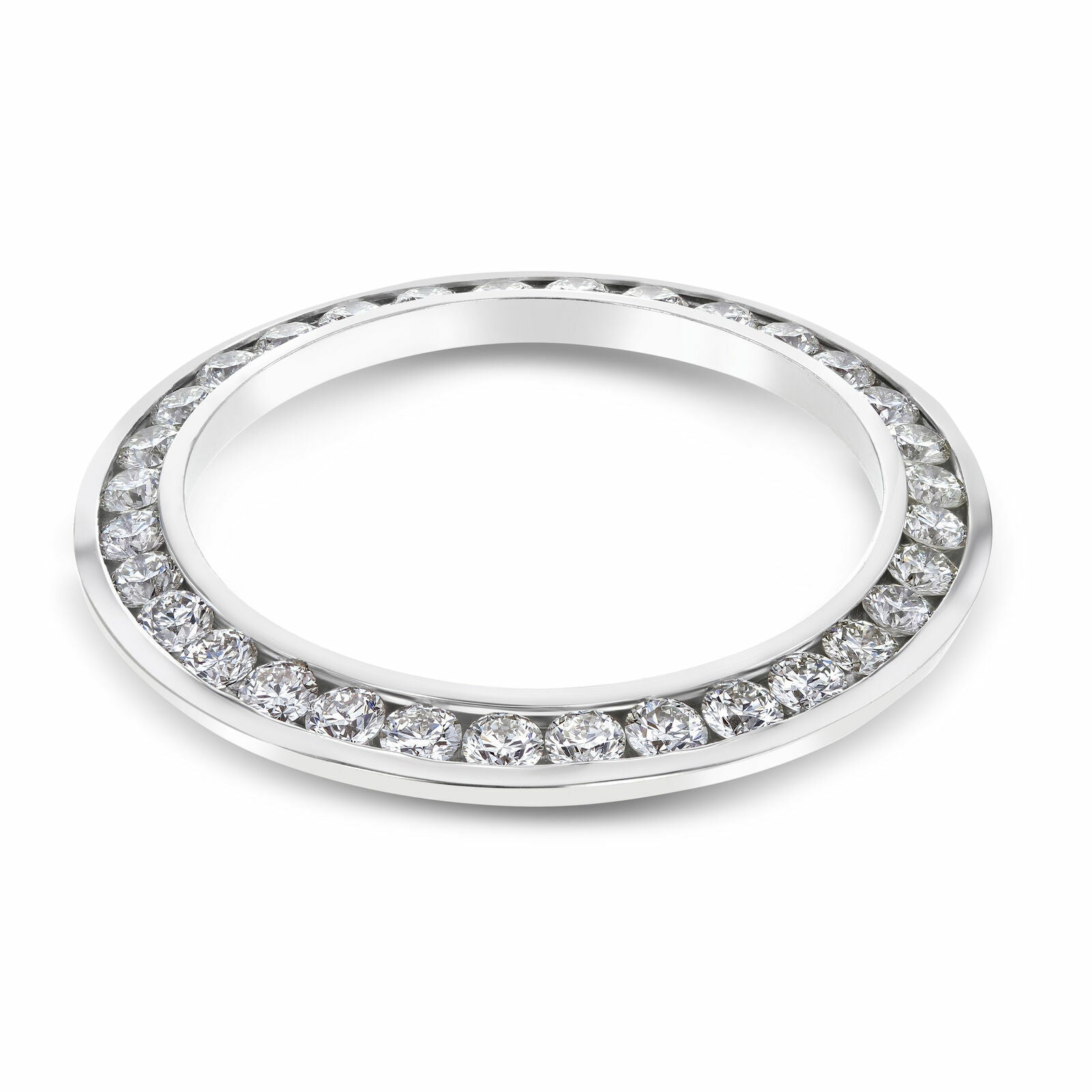 5CT CHANNEL DIAMOND BEZEL 14KW FOR 40MM ROLEX SUBMARINER, GMT MASTER 2, DAYTONA