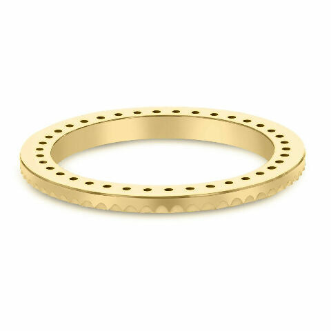 40MM 3CT BEAD SET DIAMOND BEZEL 18KY FOR ROLEX SUBMARINER, GMT MASTER 2 RIDGE