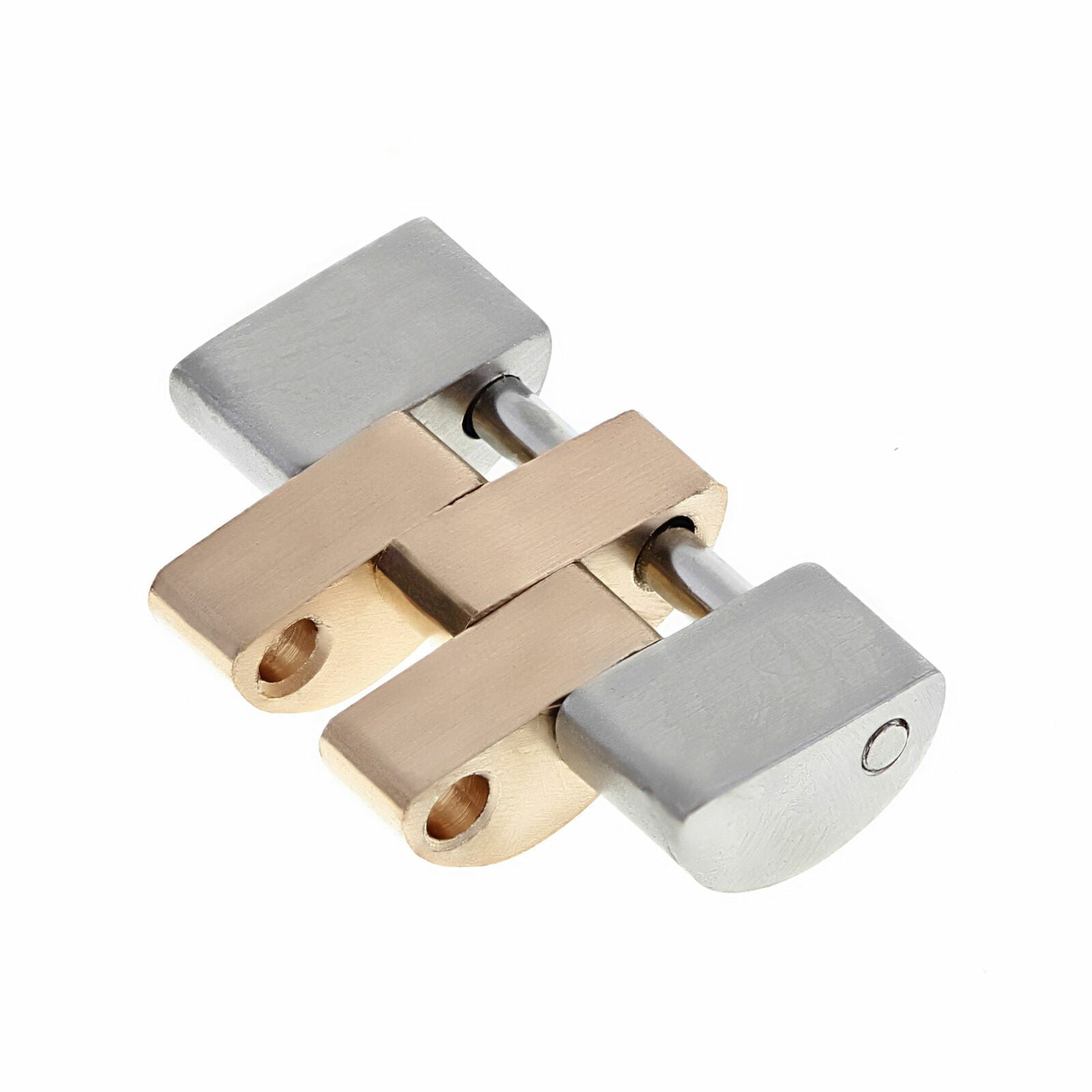 18K/SS TWO TONE JUBILEE WATCH BAND LINK FOR ROLEX 178241, 178271, 178341 ROSE