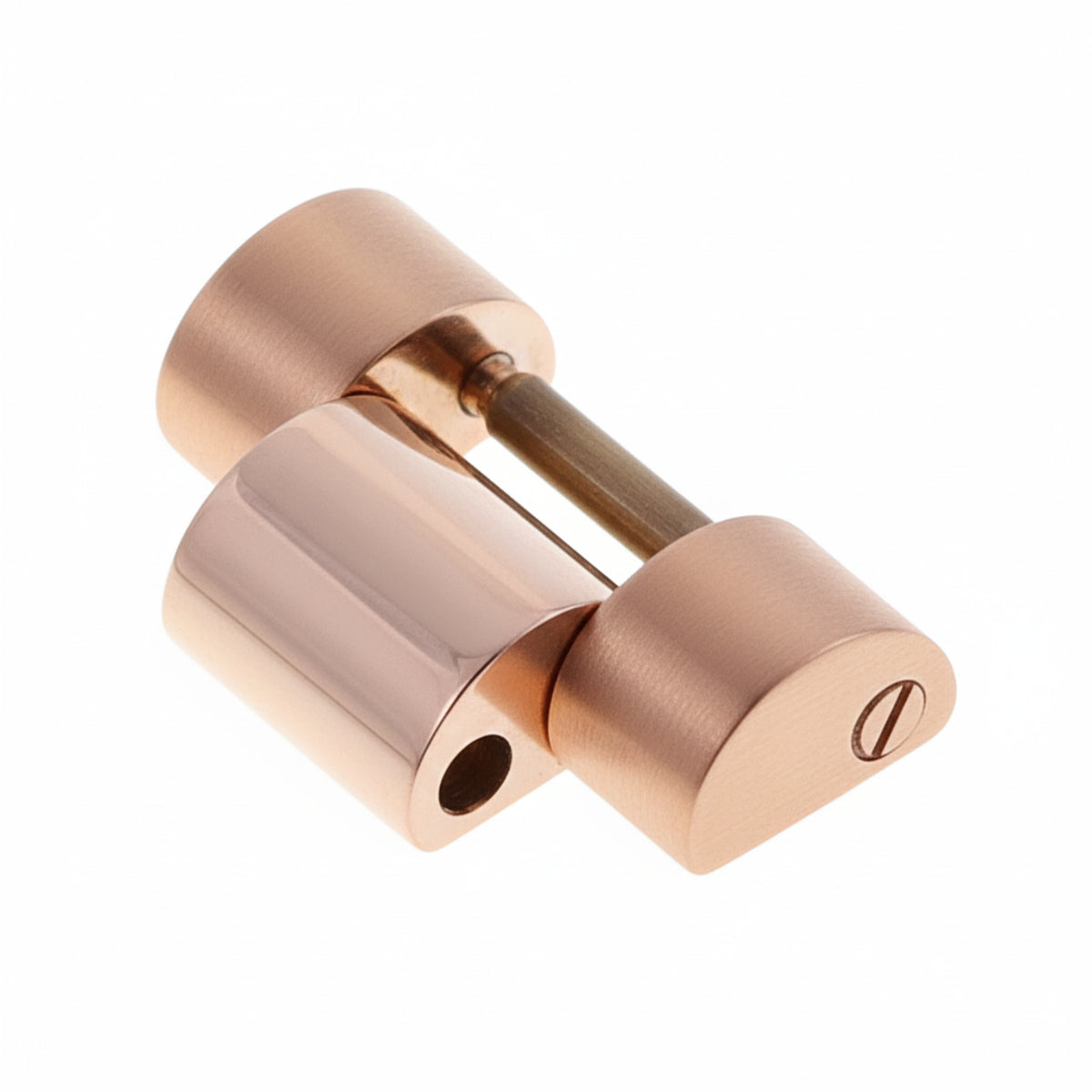 12MM LADIES PRESIDENT WATCH BAND LINK 18K FOR ROLEX 179165, 179175 ROSE GOLD