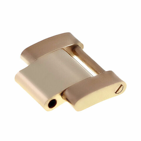 16MM MENS 18K ROSE GOLD OYSTER WATCH BAND LINK FOR ROLEX SUBMARINER, GMT MASTER
