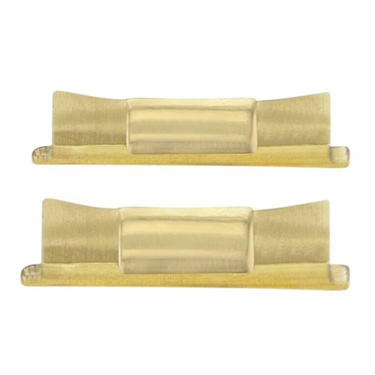 20MM 18KY REAL GOLD ENDPIECES FOR ROLEX DATEJUST 36MM LEATHER STRAP