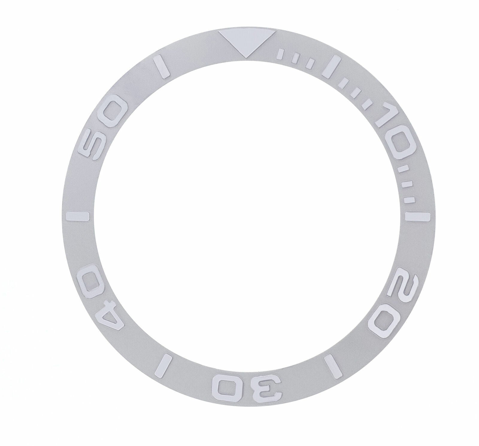 18K WHITE GOLD YACHTMASTER BEZEL INSERT WATCH PART FOR ROLEX 16622 WATCH
