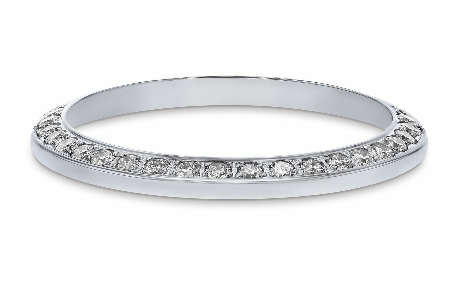 .60CT BEAD SET NATURAL DIAMOND BEZEL S.STEEL FOR ROLEX 24MM 67180 67194 67230