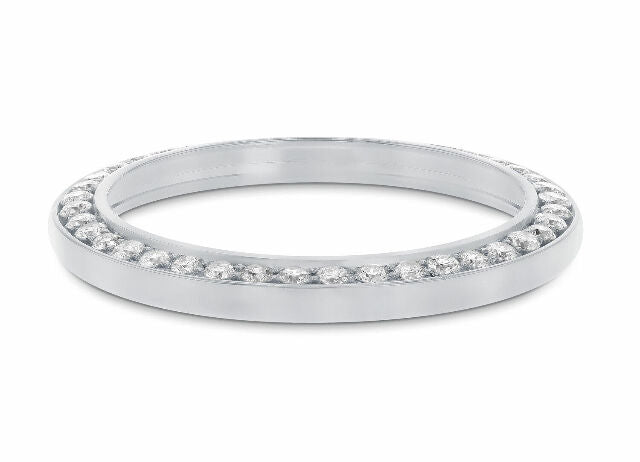 26MM 1CT BEAD SET DIAMOND BEZEL DOUBLE CUT BEZEL FOR ROLEX 176200, 176210, 17623