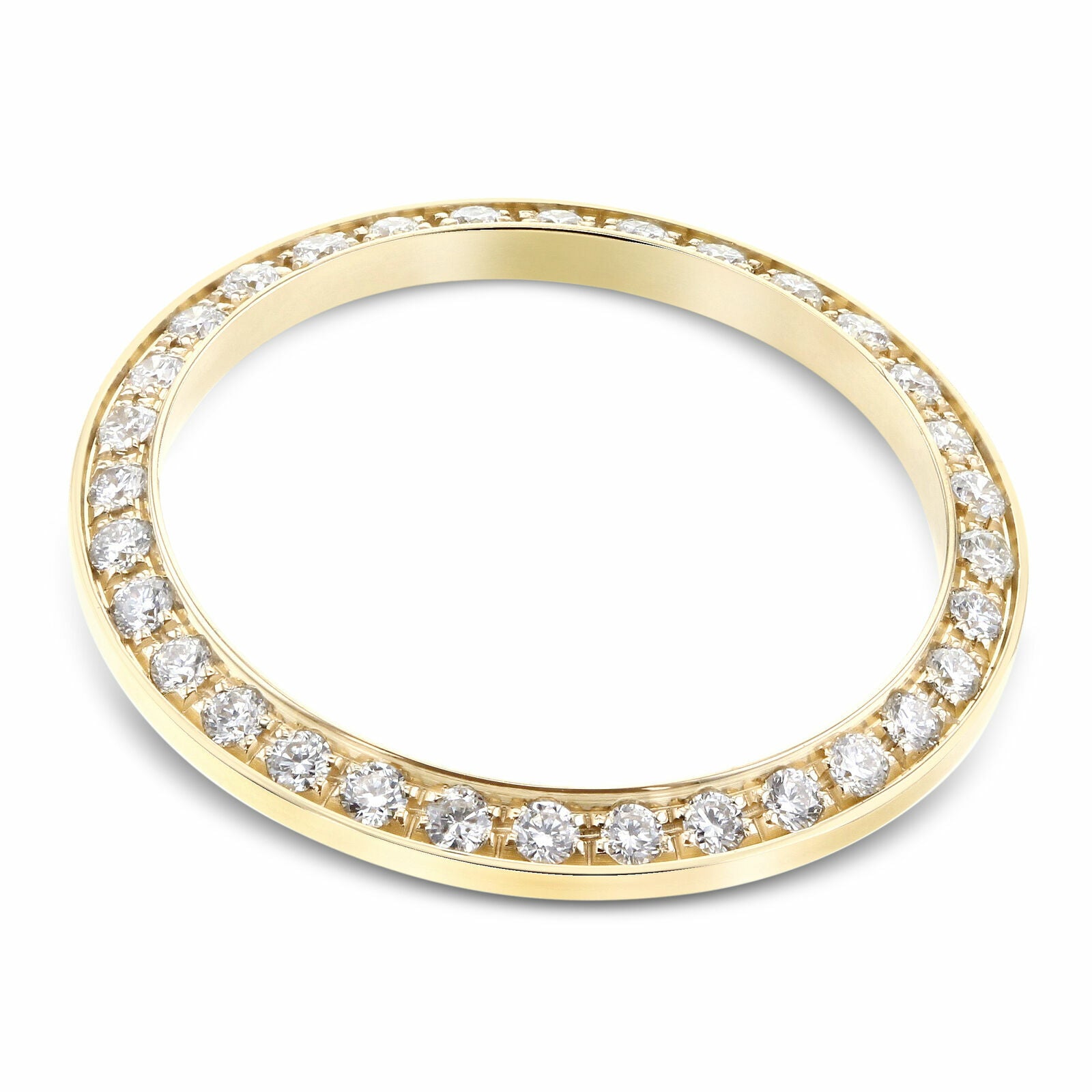 BEAD SET DIAMOND BEZEL FOR ROLEX 6516, 6517, 6519, 6916, 6917, 6919, 6927 18KY