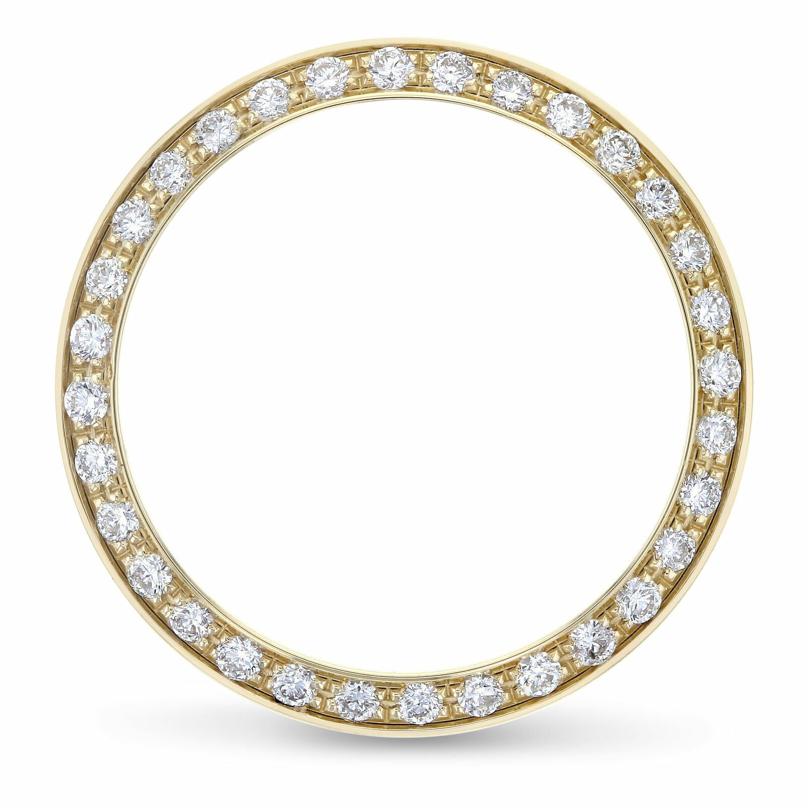 BEAD SET DIAMOND BEZEL FOR ROLEX 6516, 6517, 6519, 6916, 6917, 6919, 6927 18KY