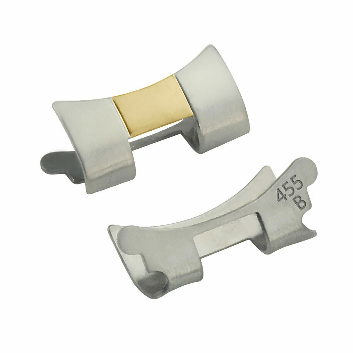 LADIES TWO TONE ENDPIECES FOR ROLEX DATEJUST 69163, 69173, 79163, 79173, 79193