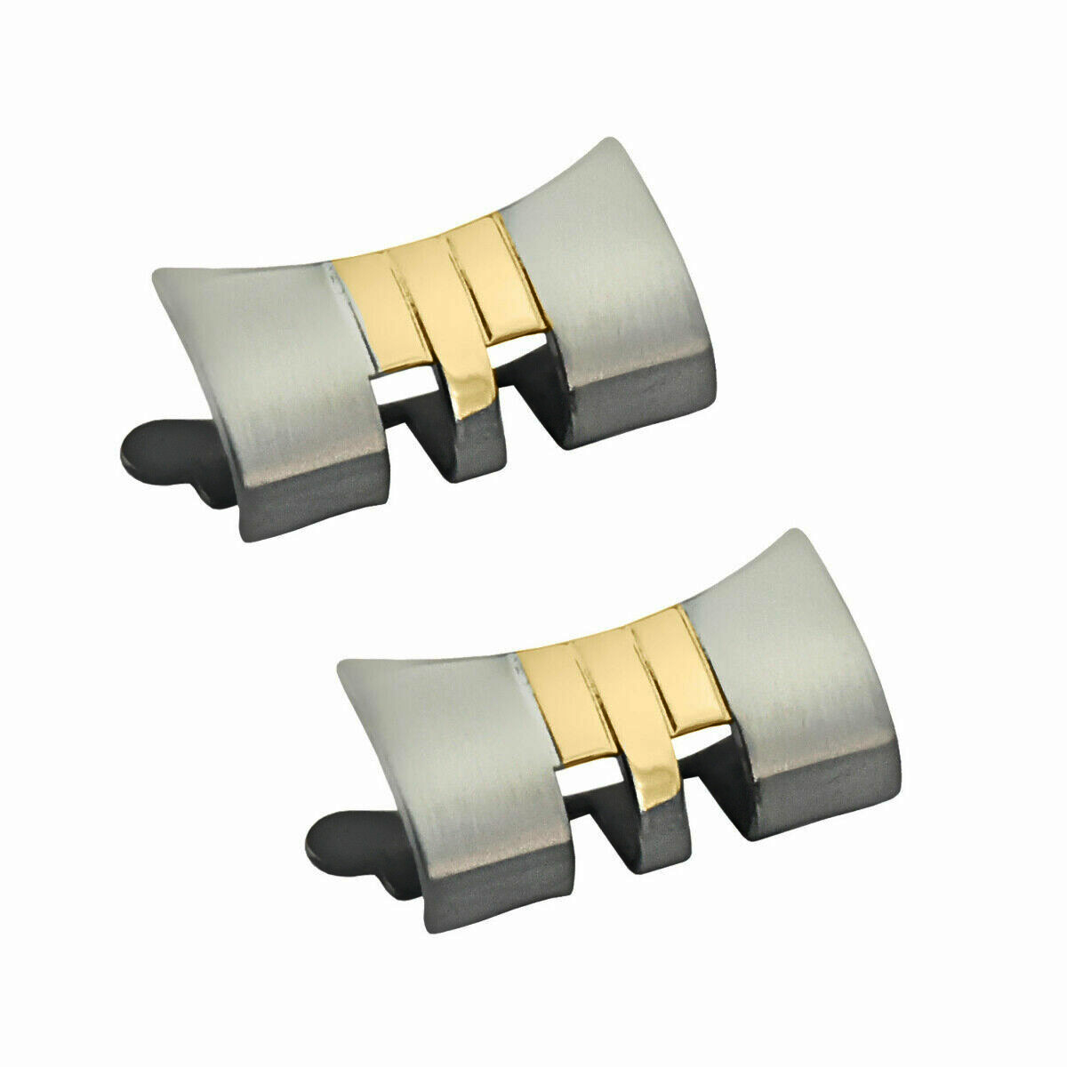 LADIES TWO TONE ENDPIECES FOR ROLEX DATEJUST 69163, 69173, 79163, 79173, 79193