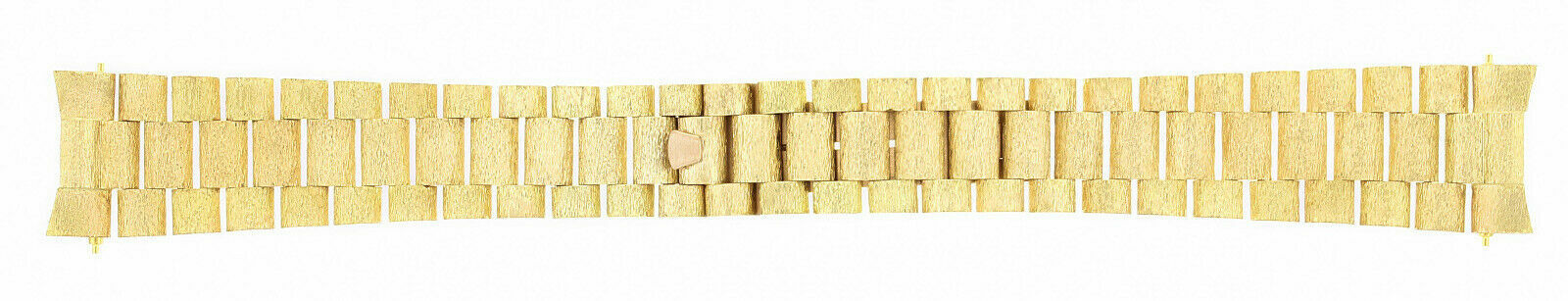 MENS 18K ALL GOLD WATCH BAND FOR ROLEX 36MM DAY -DATE PRESIDENT ALL BARK