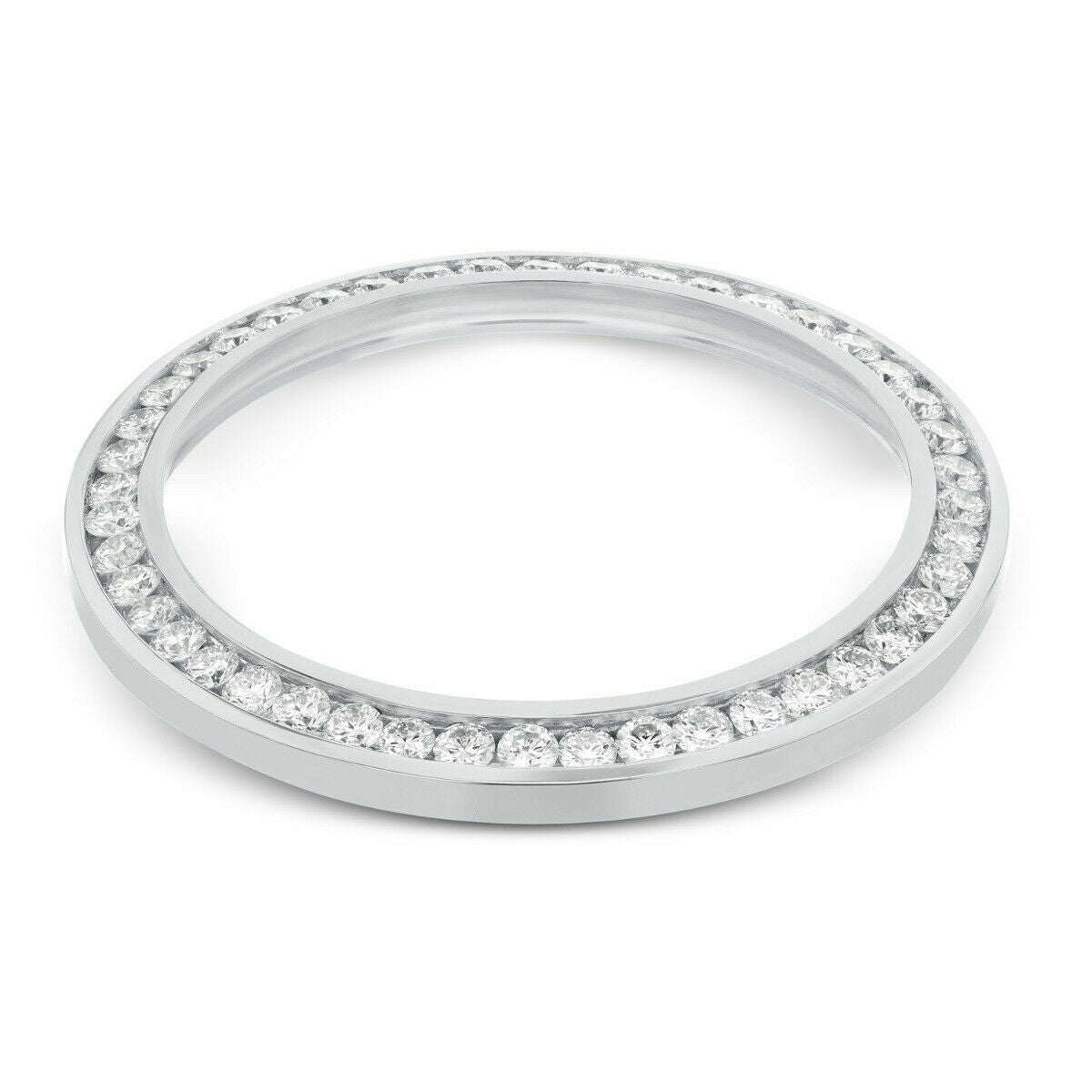 3CT CHANNEL SET DIAMOND BEZEL FOR ROLEX DAY DATE 40MM 228239, 228349, 228206 WG