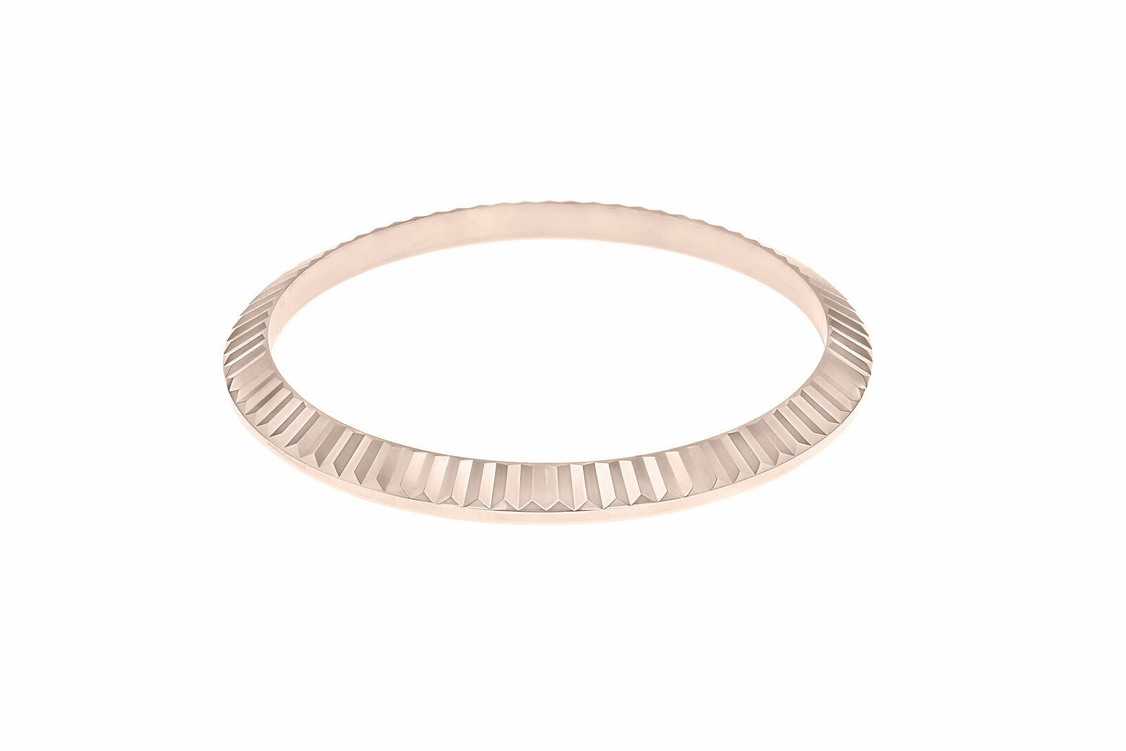18K ROSE GOLD FLUTED BEZEL FOR ROLEX DATEJUST 36MM 116135, 116185, 116285