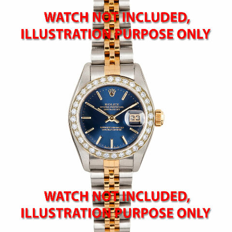 .70CT BEAD SET DIAMOND BEZEL 10KY FOR ROLEX 26MM DATEJUST, PRESIDENT