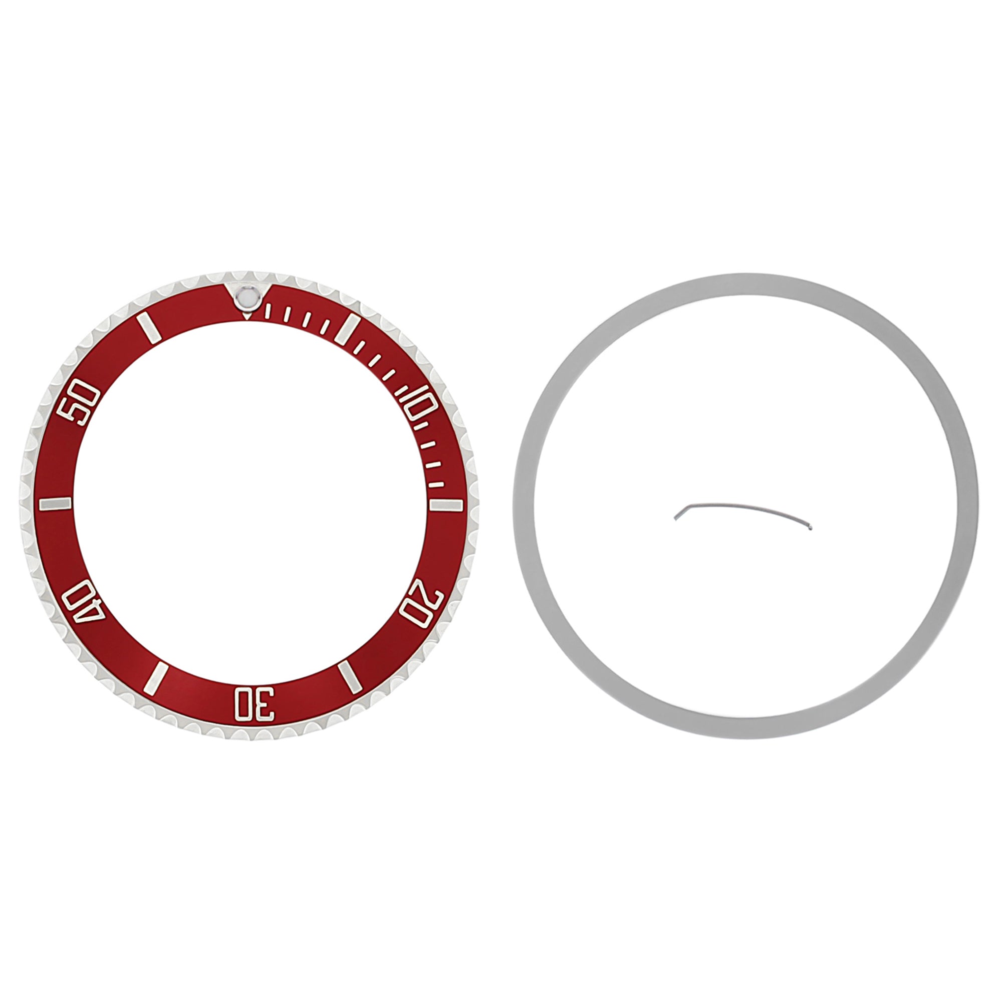 BEZEL & INSERT ROTATING ASSEMBLY KIT FOR ROLEX SUBMARINER 16610, 16800 RED