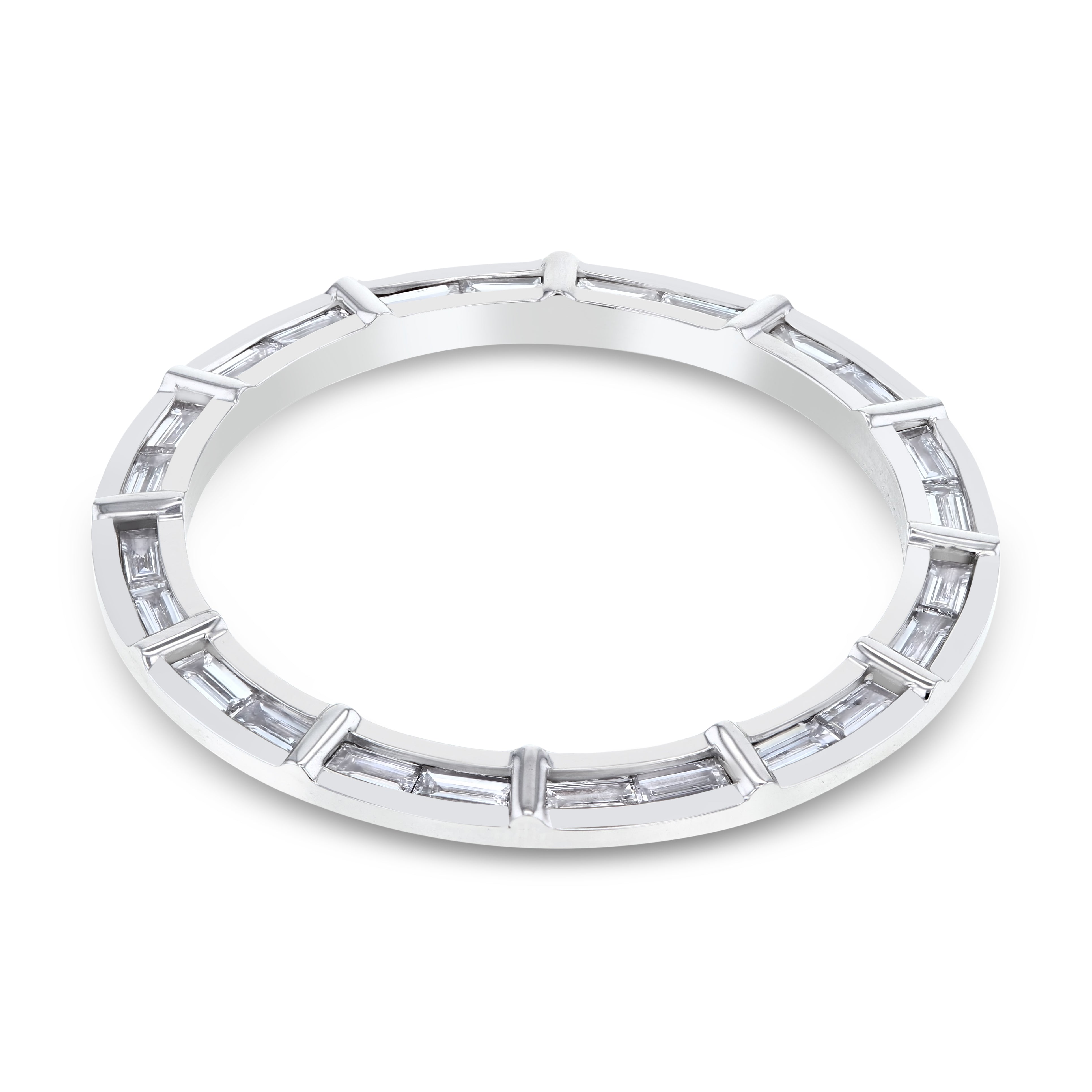 2.50CT 24 BAGUETTE DIAMOND BEZEL FOR ROLEX 31MM DATEJUST