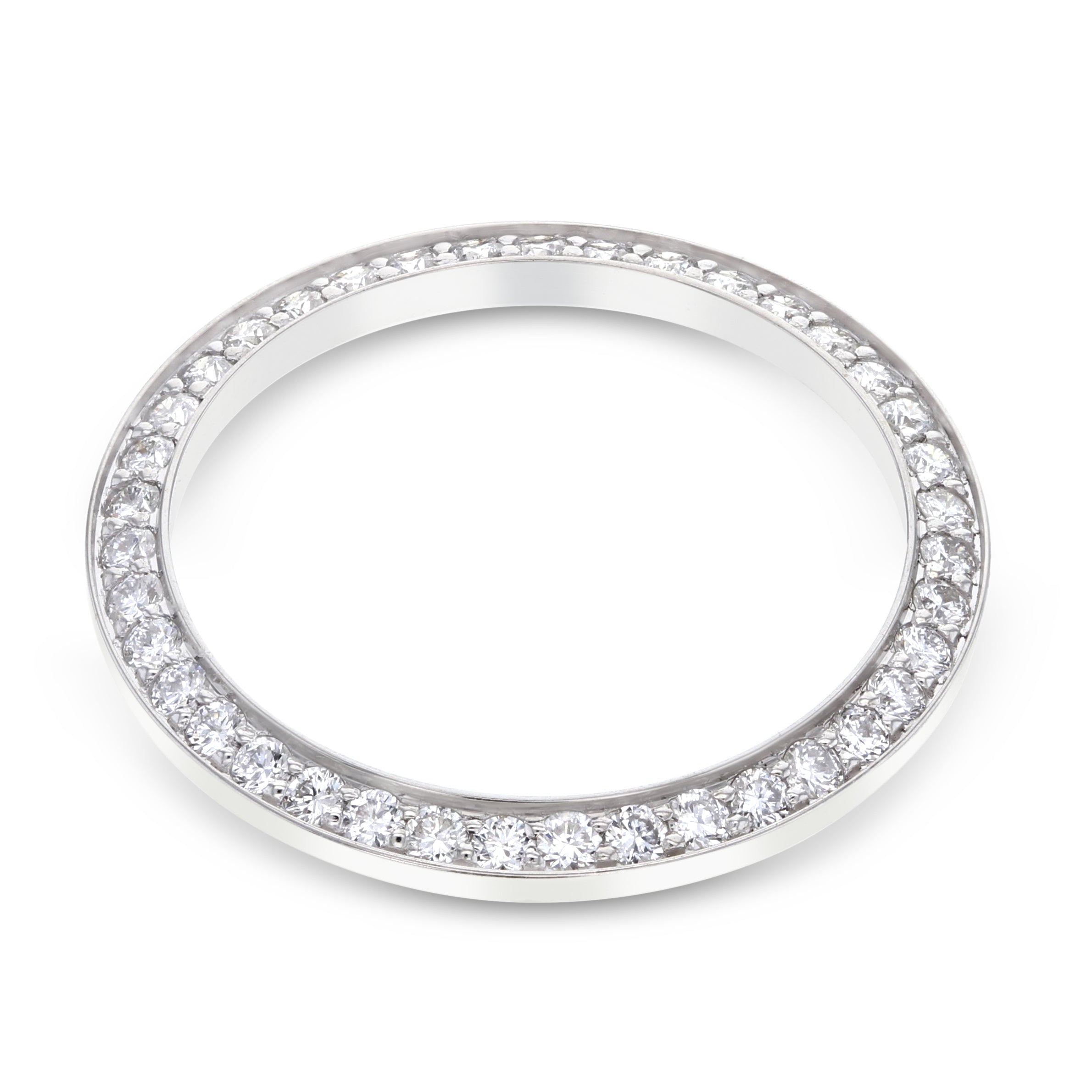 .85CT BEAD SET LAB CREATED DIAMOND BEZEL FOR ROLEX 26MM DATE, DATEJUST WATCH WG