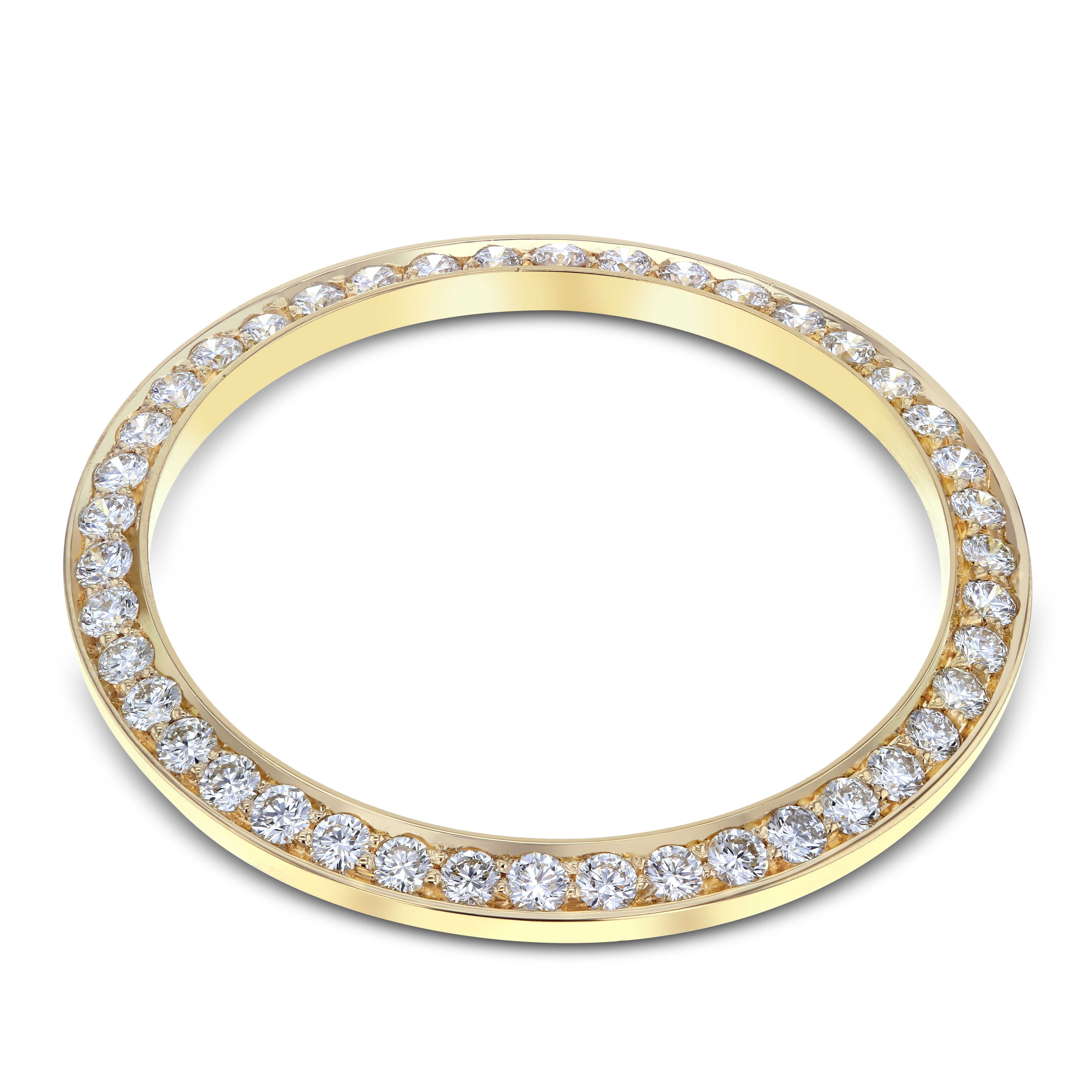 MENS 2CT BEAD SET LAB CREATED DIAMOND BEZEL FOR ROLEX DATEJUST, PRESIDENT 36MM