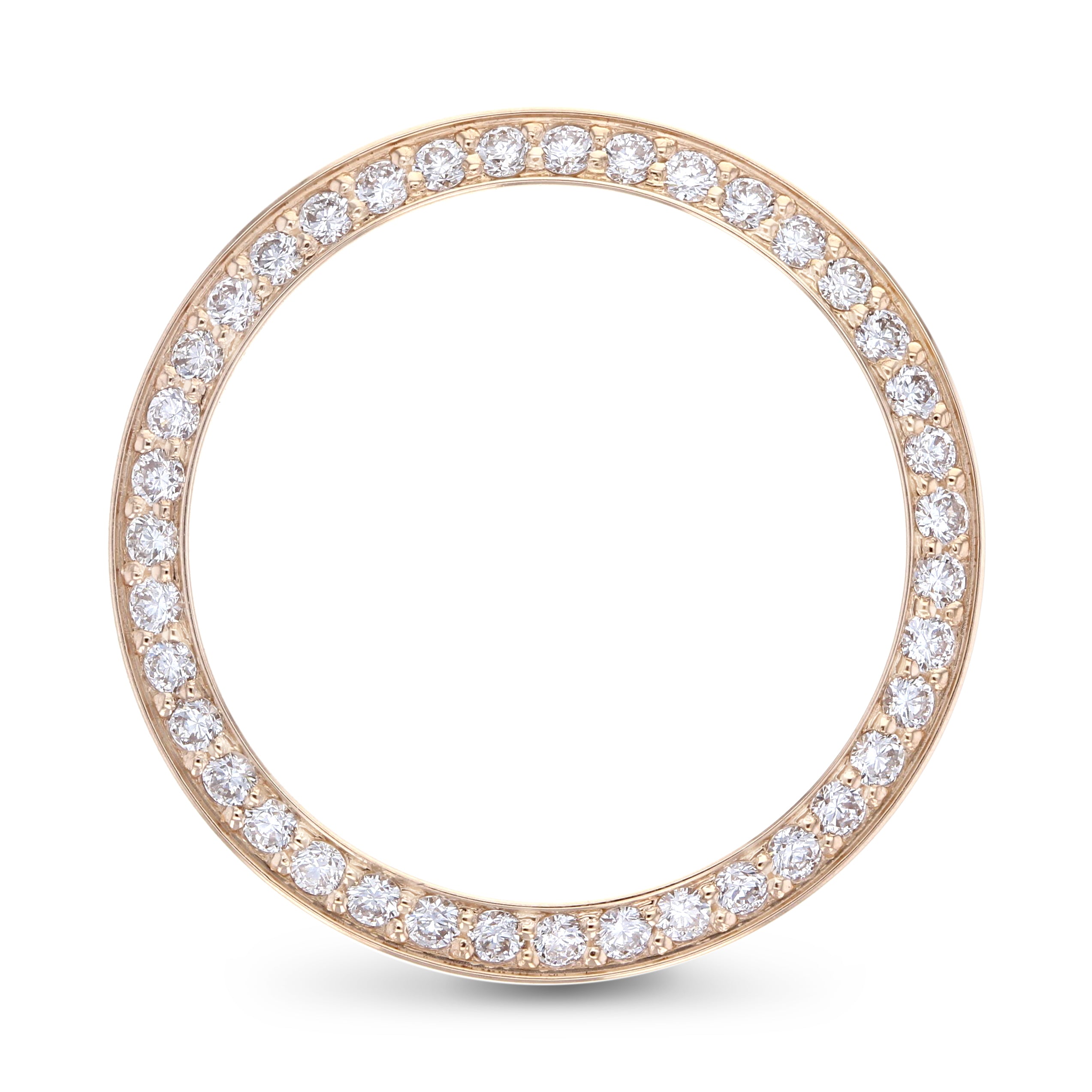 1CT BEAD SET NATURAL DIAMOND BEZEL ROSE GOLD FOR ROLEX 179161179171 179165179175