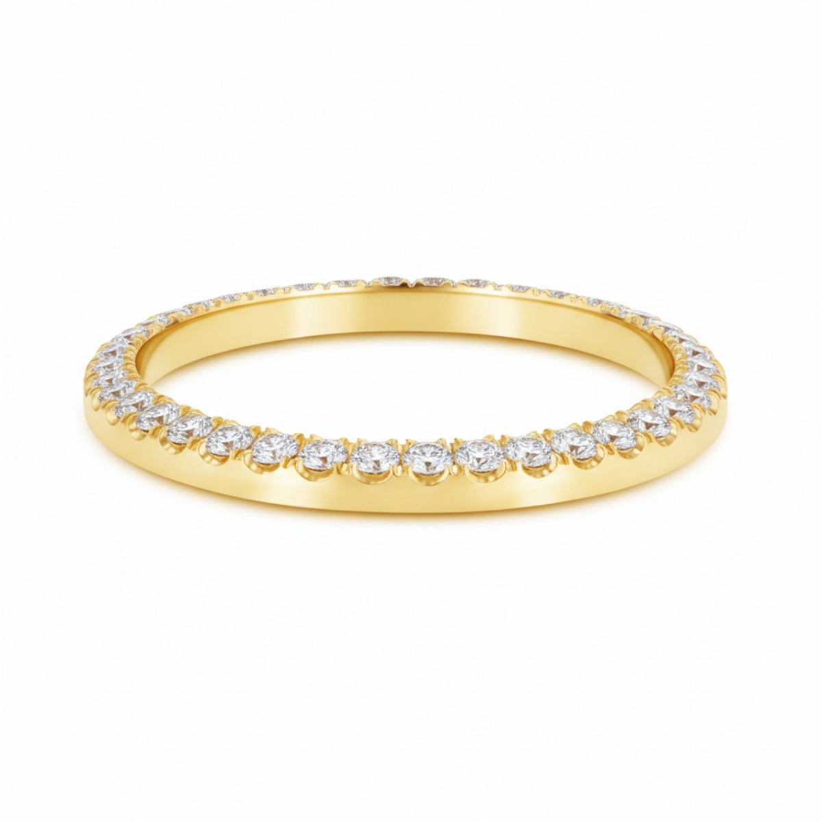 YELLOW 3CT U SHAPE NATURAL DIAMOND BEZEL RING FOR ROLEX DATEJUST, PRESIDENT 36MM