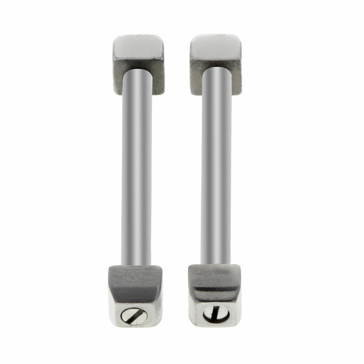 1 SET BAR SCREW CONNECTOR FOR 35MM CARTIER PASHA 2412 WATCH STAINLESS STEEL