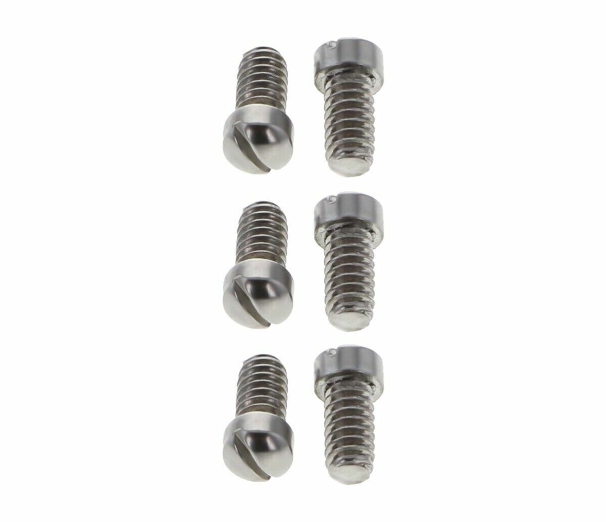 6 SCREW FOR CROWN BRIDGE PAM PANERAI 47MM FIDDY 1950, 127, 359, 372,380 AUTO GMT