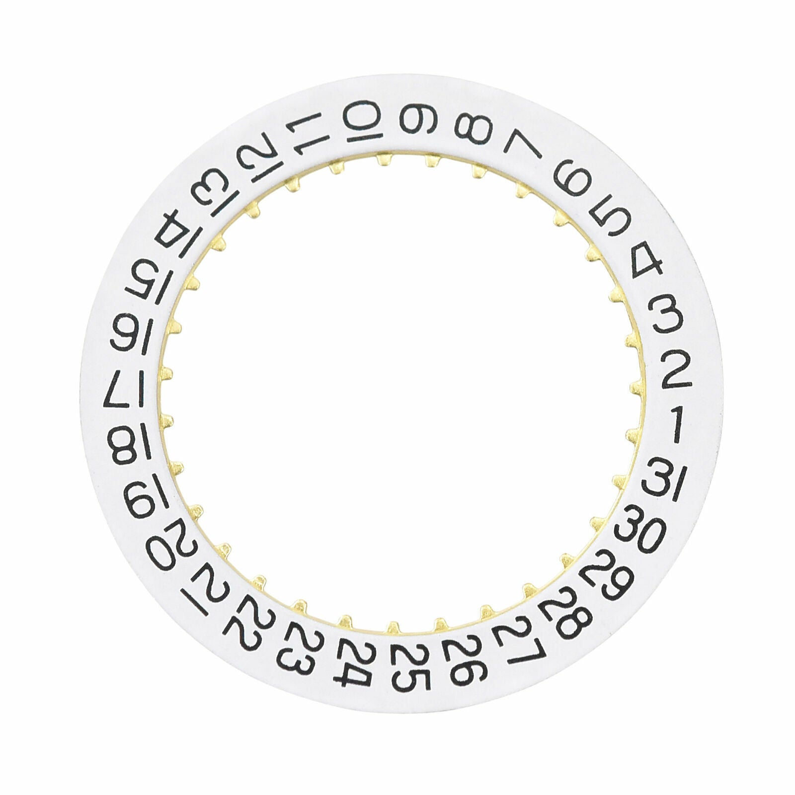 WHITE DATE DISC FOR MOVEMENT ETA 2834-2 2836-2 2846 2878,2893-2 CALENDAR TUDOR