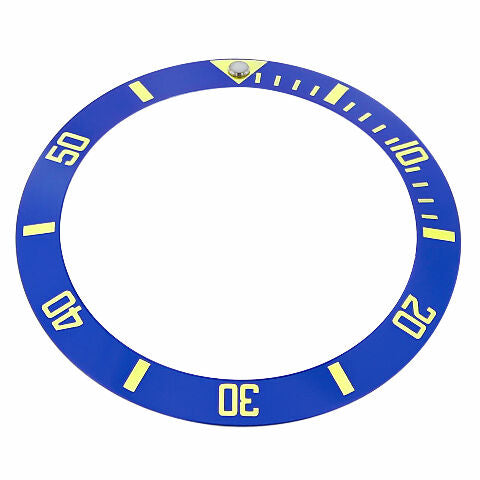 BEZEL INSERT FOR INVICTA DIVER 8926OB 8928 9937 8928OB PRO DIVER BLUE GOLD FONT