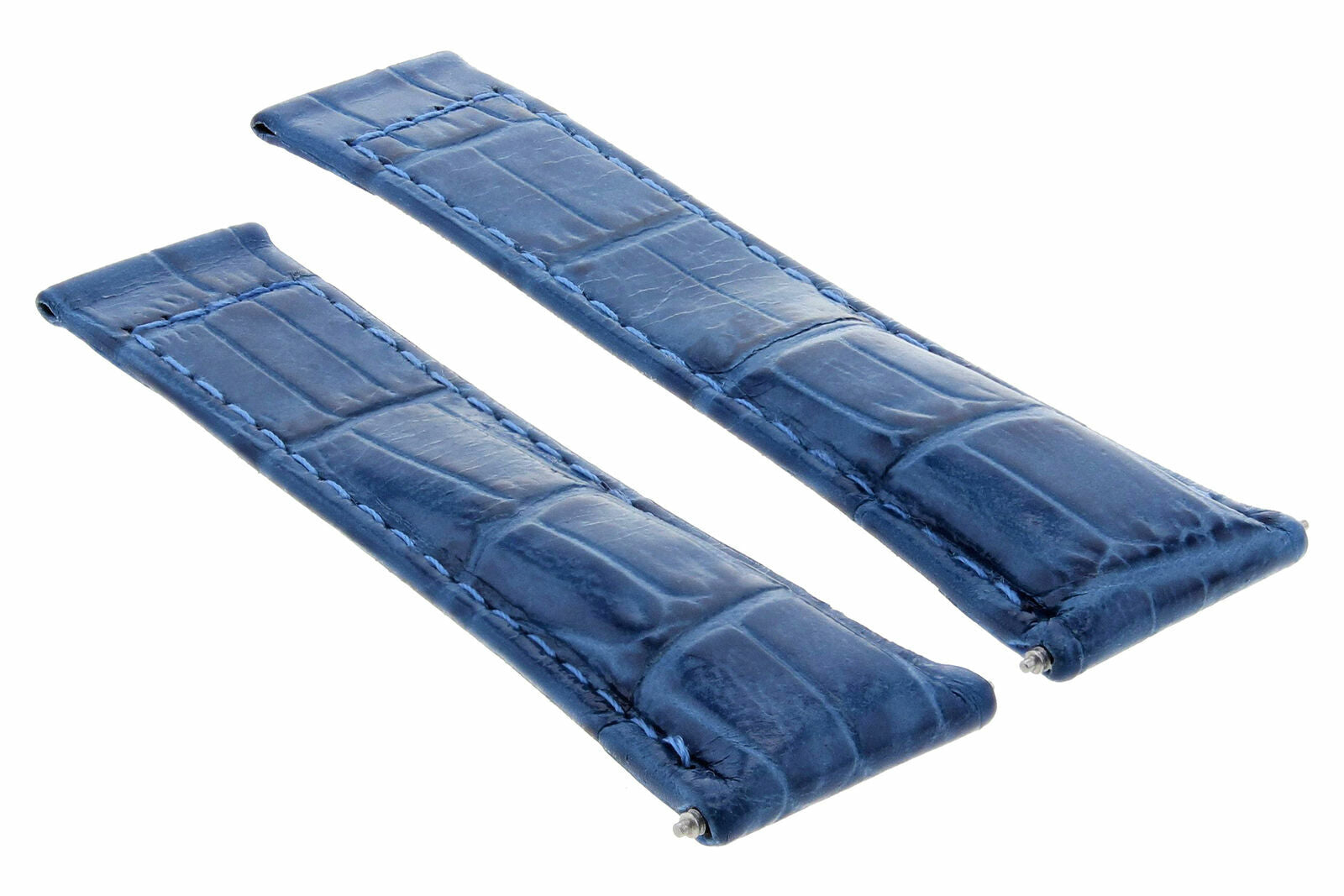 20MM LEATHER BAND STRAP FOR ROLEX DAYTONA 116518 116519 116520 L/BLUE REGULAR