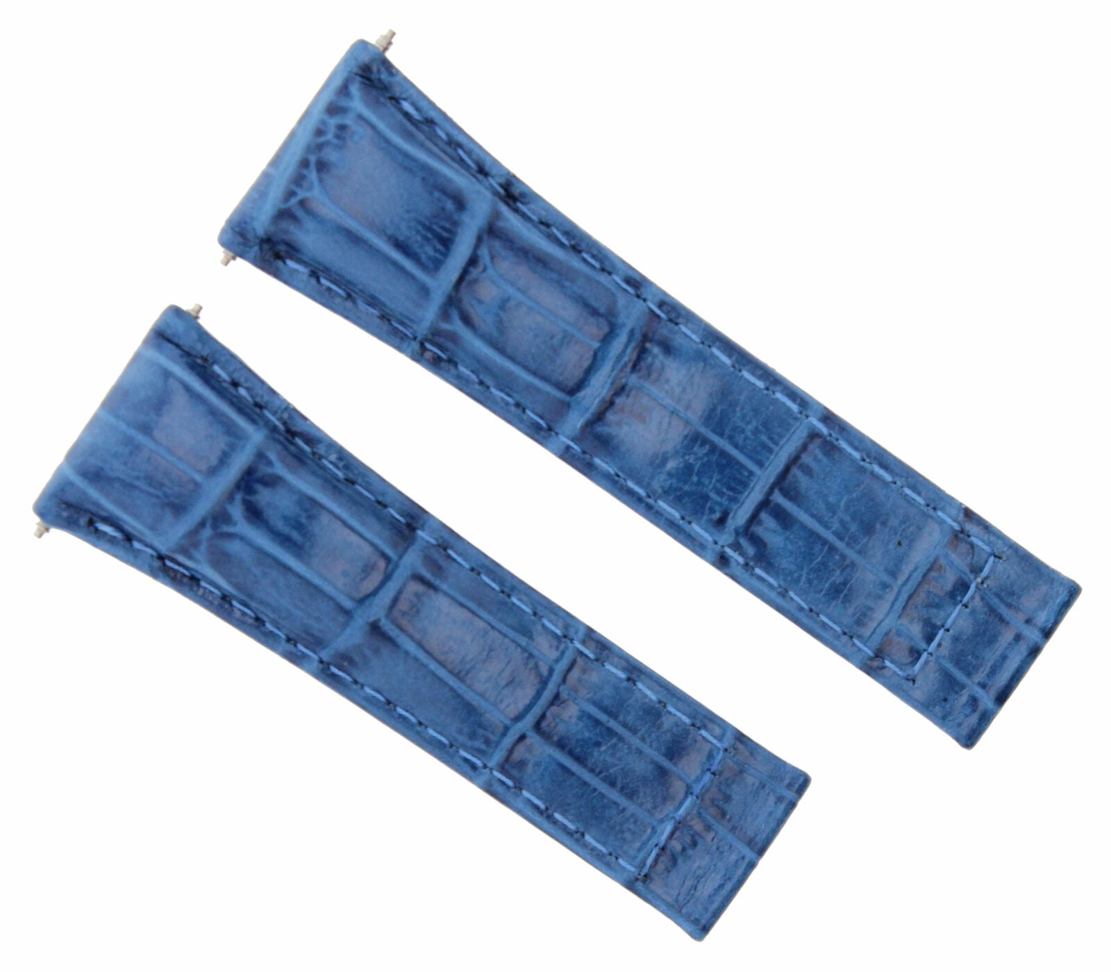 20MM LEATHER BAND STRAP FOR ROLEX DAYTONA 116518 116519 116520 L/BLUE REGULAR