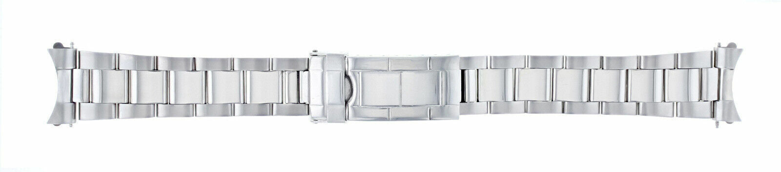 OYSTER WATCH BAND REPLACEMENT FOR 34MM ROLEX DATE AIRKING 19MM SHINY CTR F/LOCK