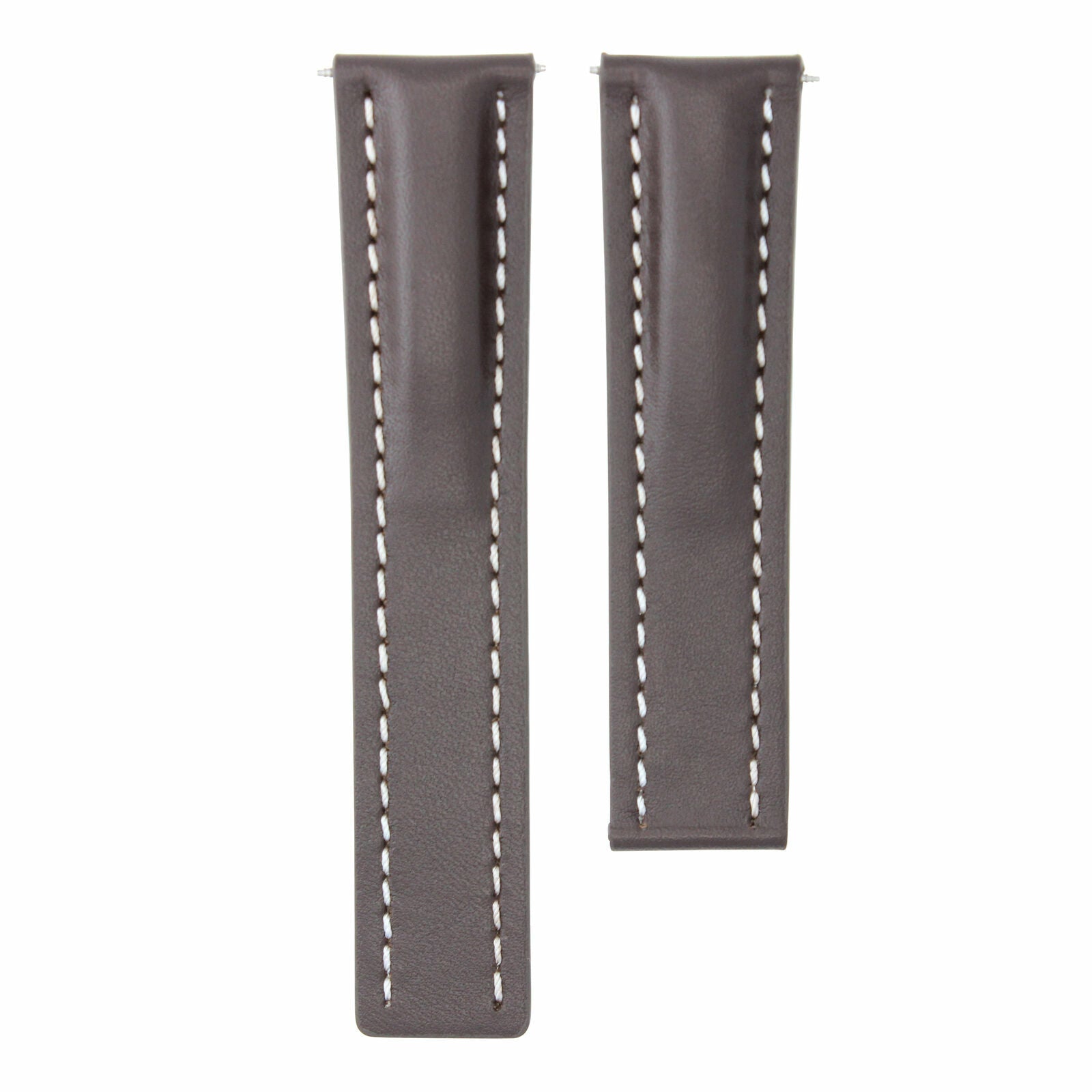 LEATHER BAND SMOOTH WATCH STRAP 22/18 FOR BREITLING CHRONOMAT BENTLEY BROWN WS
