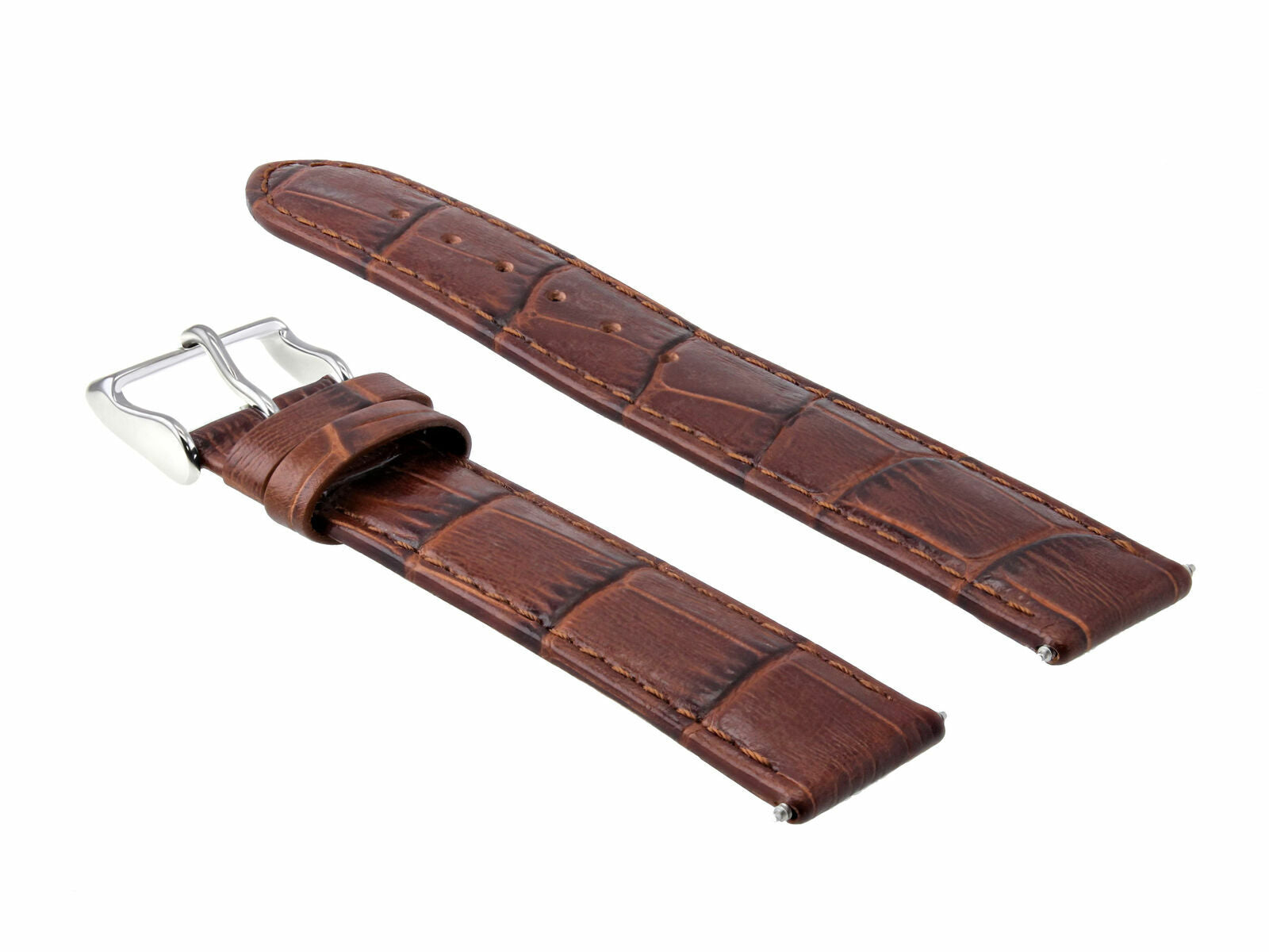 19MM PREMIUM LEATHER WATCH STRAP BAND FOR OMEGA SPEEDMASTER MOON L/BROWN/TAN