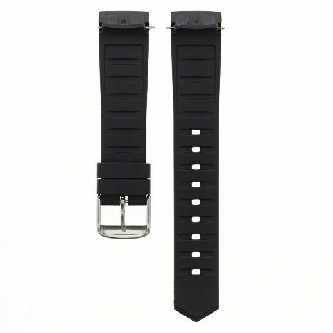 CURVED END FOR TAG HEUER 20MM RUBBER STRAP BAND CAF2111 AQUARACER CAF101E CAF2110