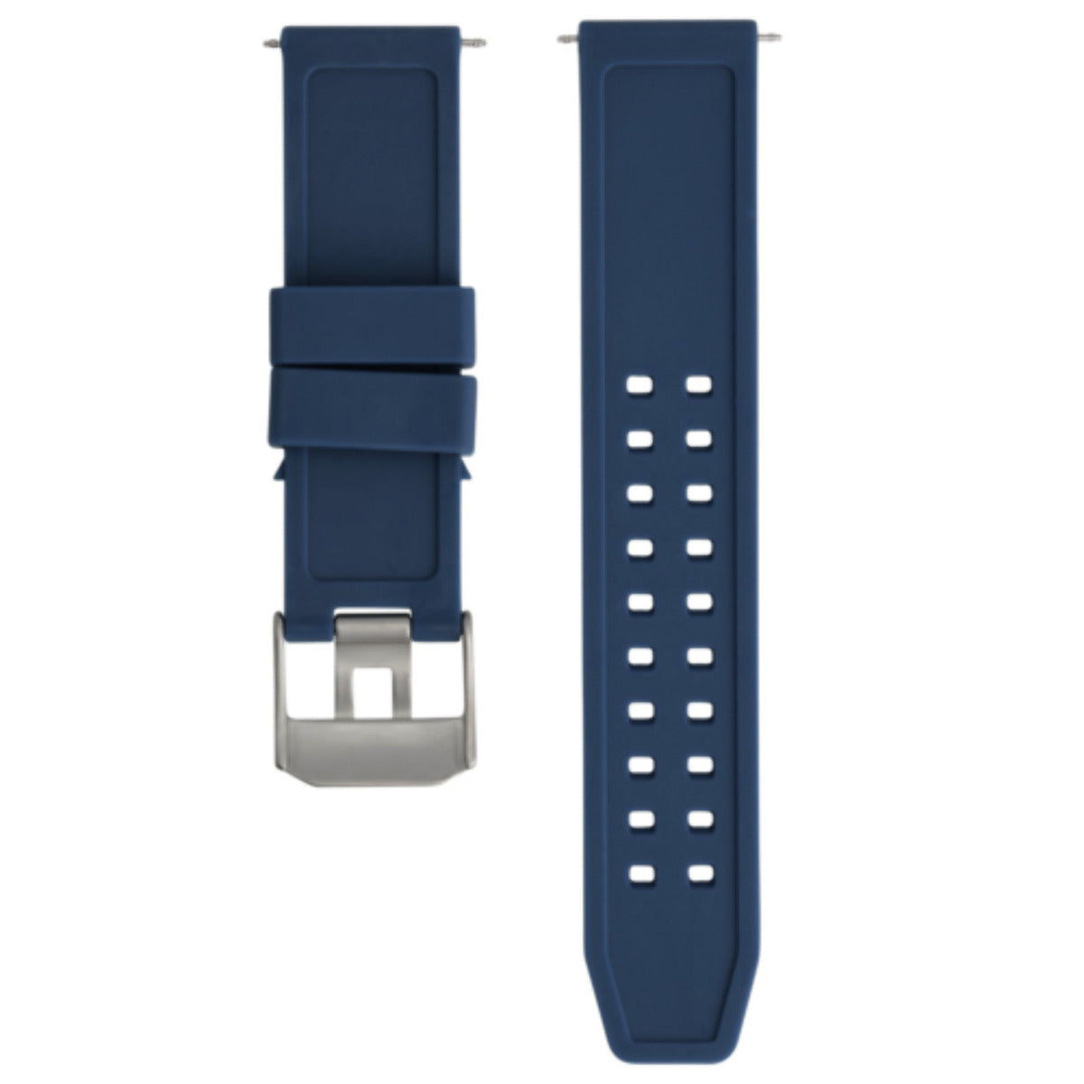 23MM RUBBER WATCH BAND STRAP FOR CITIZEN NAVIHAWK ECO DRIVE WATCH BLUE