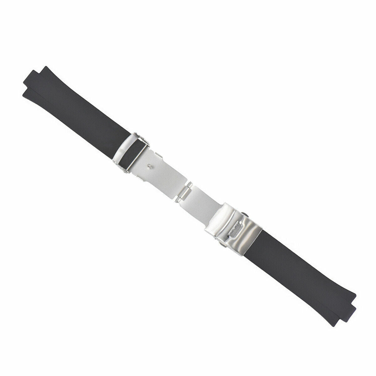 24MM 11MM RUBBER DIVER STRAP BAND FOR ORIS AQUIS TT2 F1 7542 7560 BLACK TOP QLTY