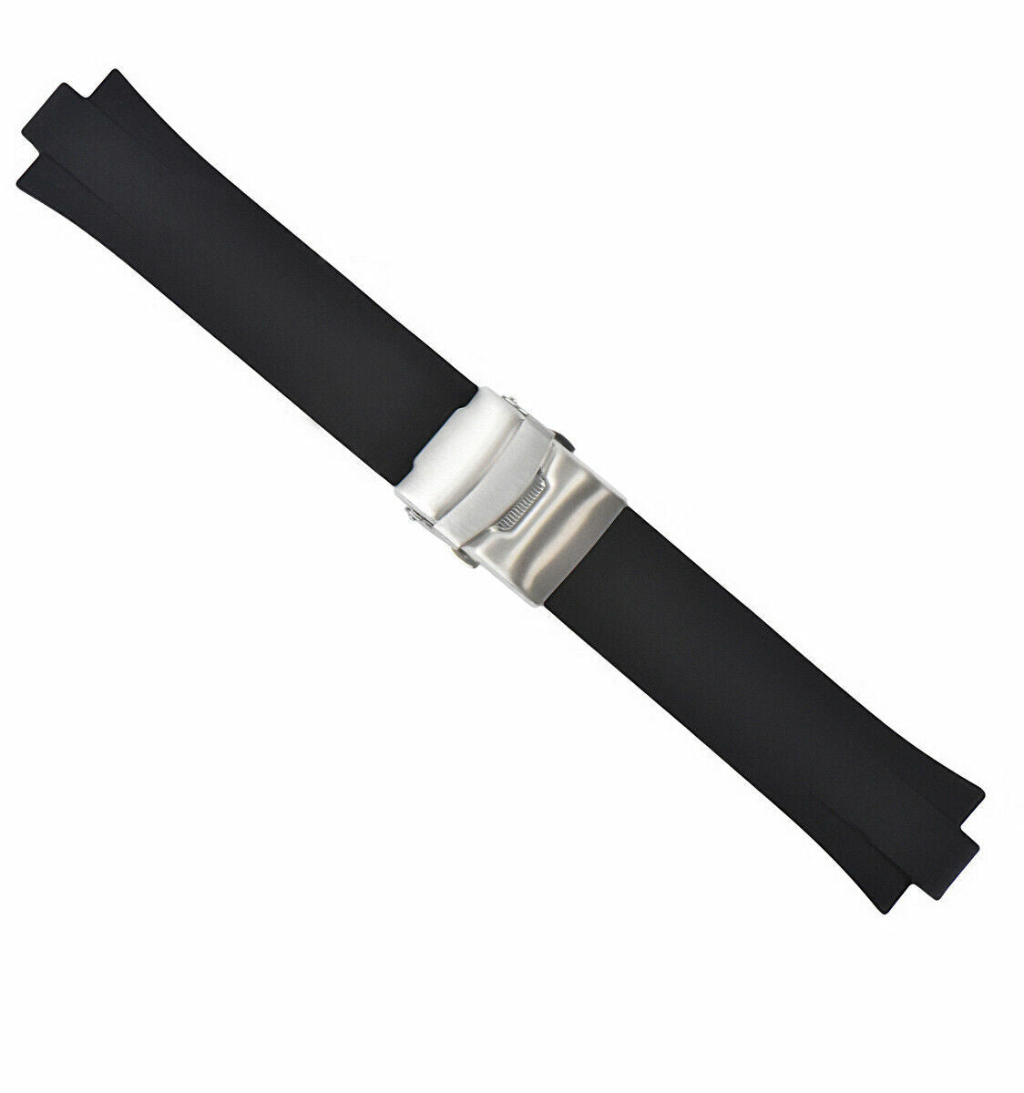 24MM 11MM RUBBER DIVER STRAP BAND FOR ORIS AQUIS TT2 F1 7542 7560 BLACK TOP QLTY