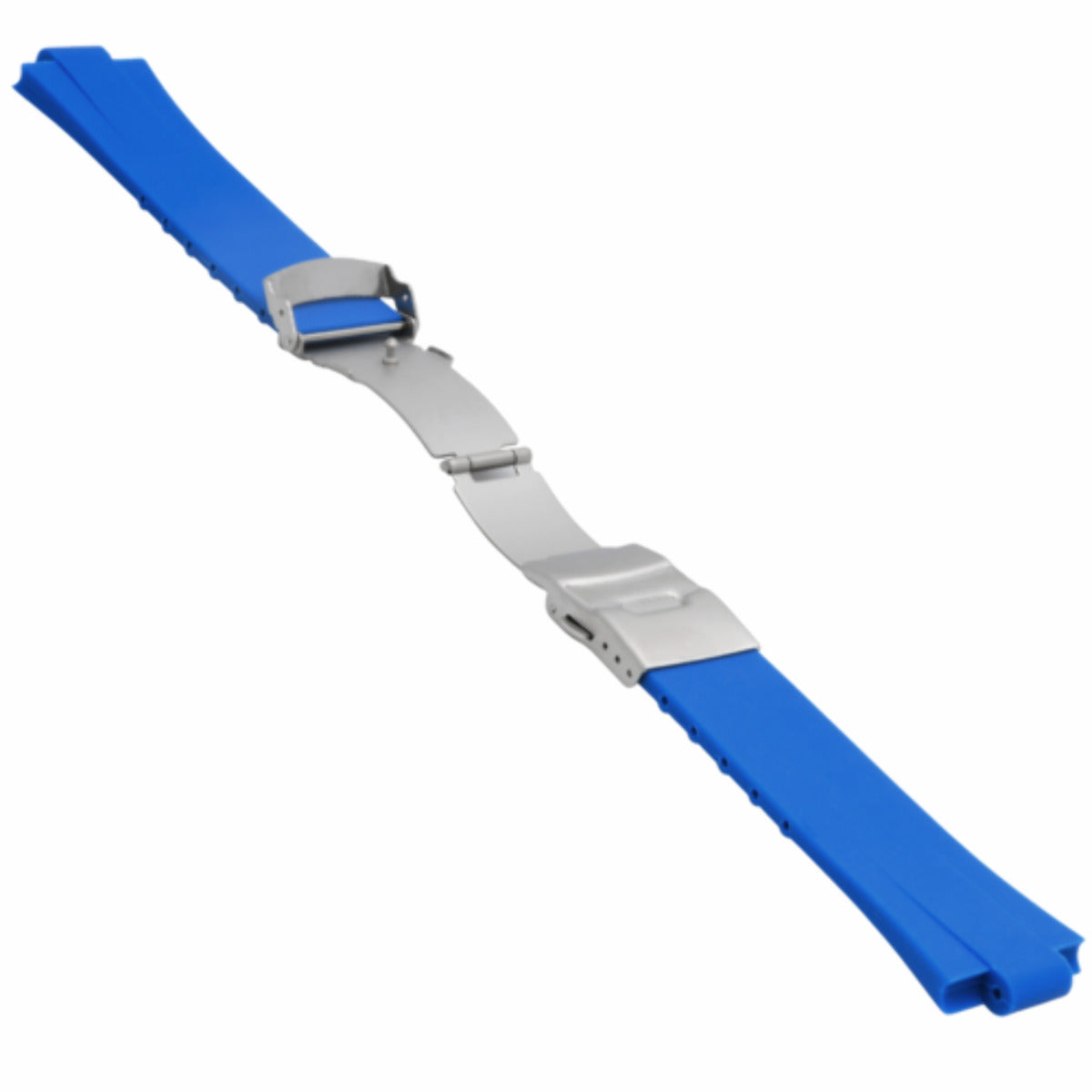 23MM 11MM RUBBER DIVER BAND STRAP BRACELET FOR ORIS TT2 F1 CHRONO WATCH BLUE