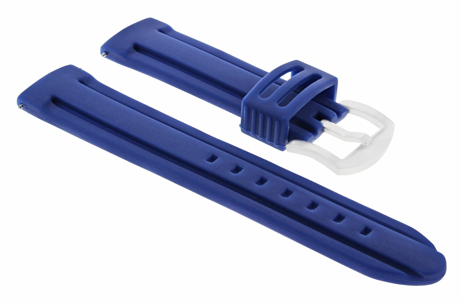 24MM RUBBER DIVER STRAP BAND FOR PAM 44MM PANERAI LUMINOR RADIOMIR GMT DARK BLUE