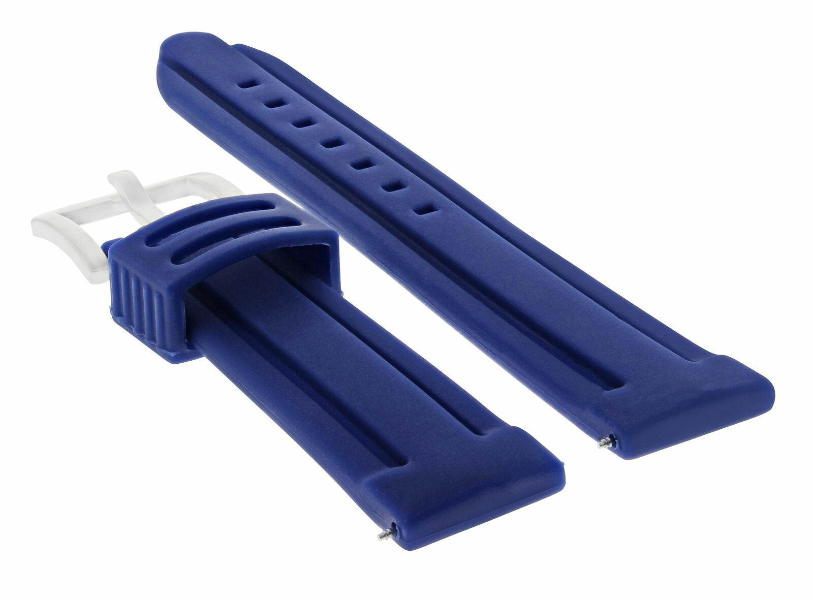 24MM RUBBER DIVER STRAP BAND FOR PAM 44MM PANERAI LUMINOR RADIOMIR GMT DARK BLUE