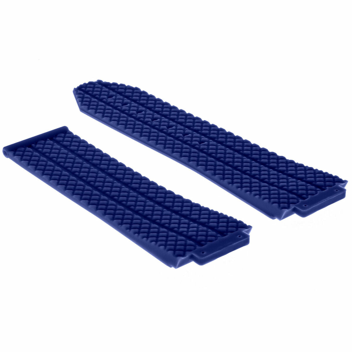 24MM TIRE RUBBER WATCH STRAP BAND FOR H 44-45MM HUBLOT BIG BANG SCREWDRIVER BLUE