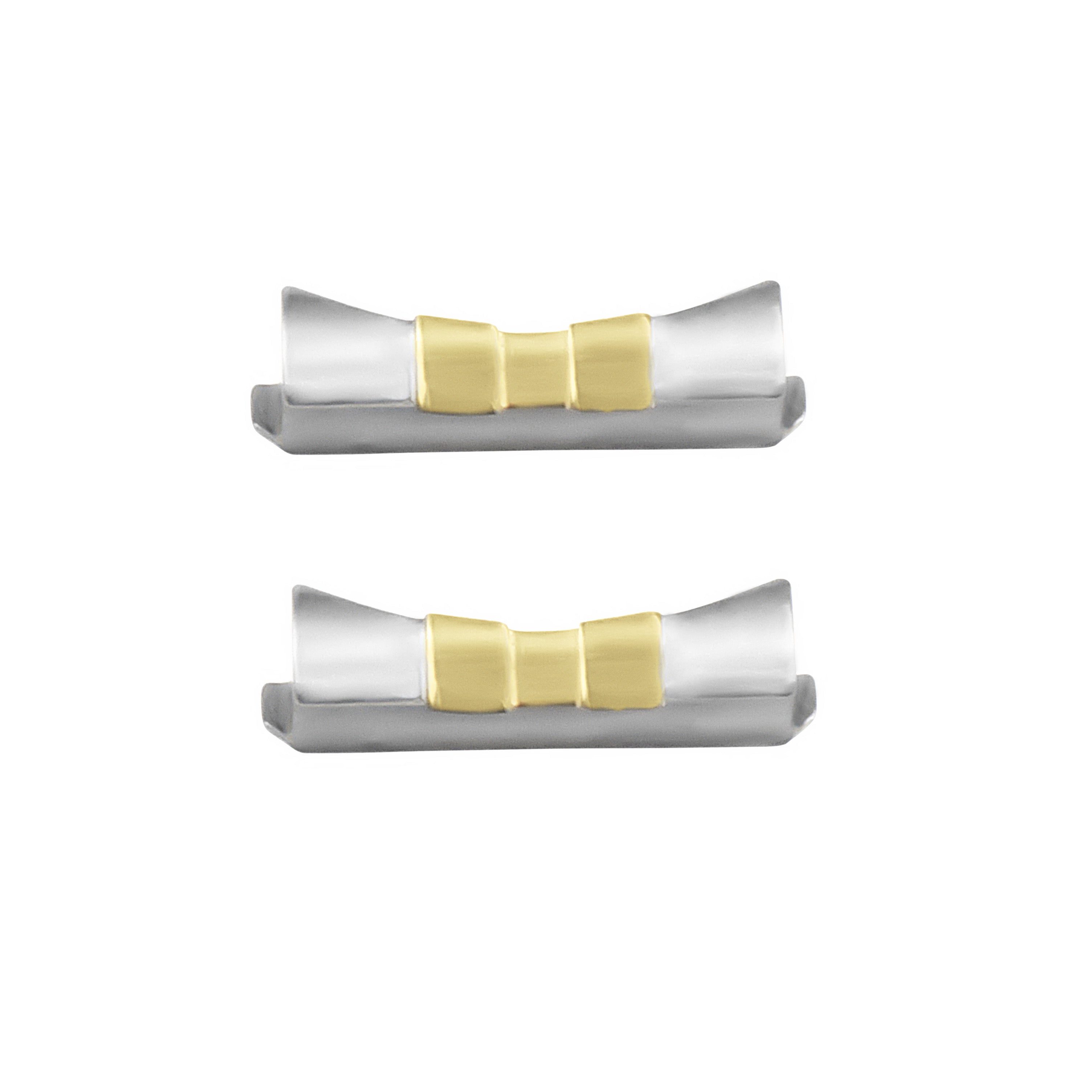 19MM CUSTOM STRAP END PIECE JUBILEE FOR ROLEX 114200 114210 114270 114300 T/TONE