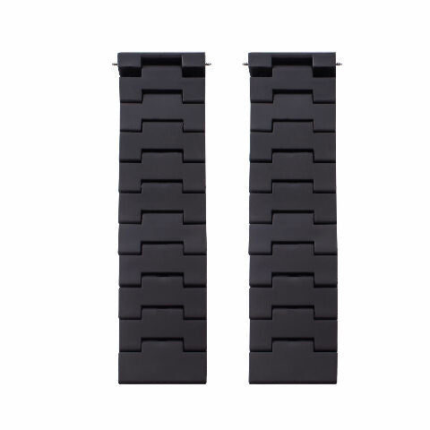 23MM RUBBER DIVER WATCH BAND STRAP FOR FIT FOR CARTIER 100XL WATCH BLACK