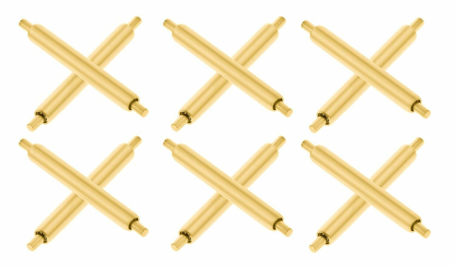 12 SPRING BAR FOR ROLEX WATCH OLD DATEJUST 6517 6519 6900 6916 6917 13MM GOLD